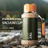 TKK 2000ml SUS-316 Large Capacity Stainless Steel Thermos Portable Vacuum Flask Insulated Tumbler with Rope Thermo Bottle