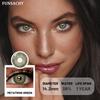 FUNSACHY 2pcs New Colored Lenses for Eyes Black Pupil Natural Contact Lenses Brown Gray Colorful Cosmetic Lens Fast Shipping