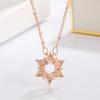 Six-Pointed Star Necklace Light Luxury High-Grade Necklace Fashion Temperament Matching Women's