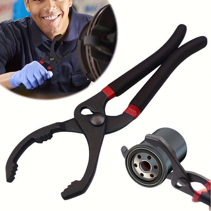 Adjust. HD Oil Filter Wrench: Non-Slip Grip, Quick Assembly, Long Handle. For Cars, Trucks, Motorcycles, ATVs, Boats.
