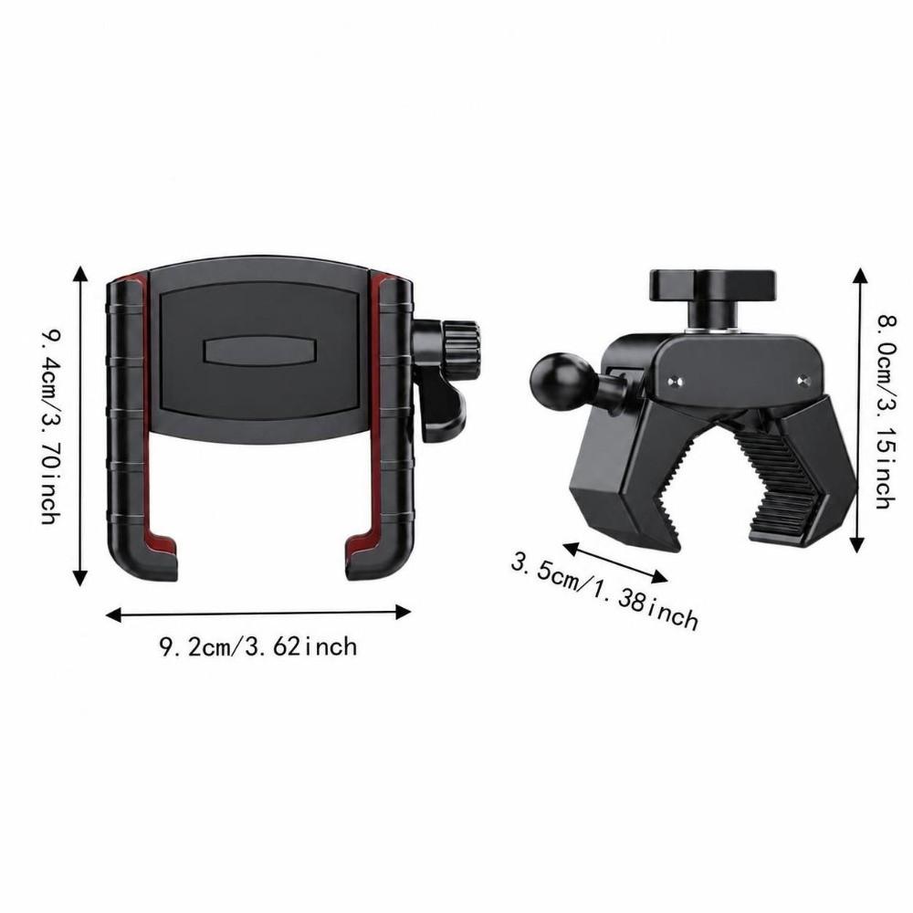 2 Set 360° Rotation Universal Phone Holder ABS PC Silicone Golf Cart Accessories  for Club Car Carts