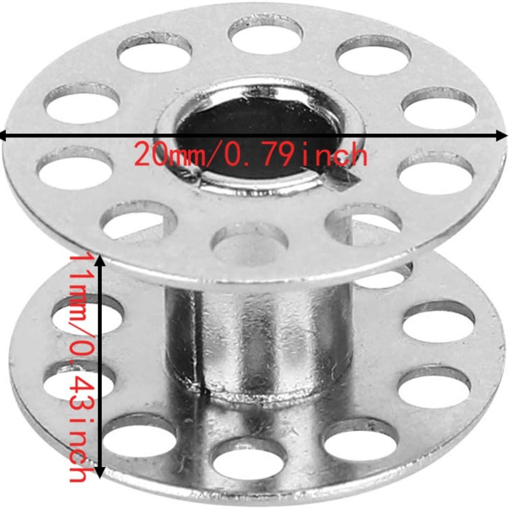 50PCS 20mm Sewing Machine Bobbins Anti-Disconnection Class 15 Bobbins Home Sewing