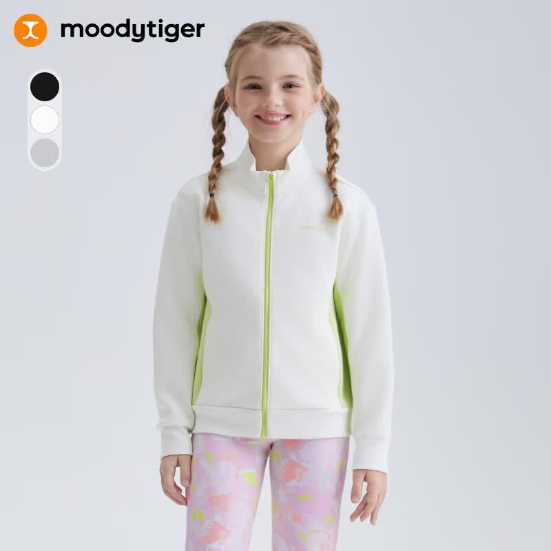 Moodytiger Kids Moisture-Wicking Stand Collar Jacket