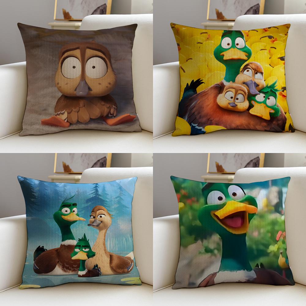 Warm MMigrationS Cushion Cover Breathable and skinfriendly linen pillowcase square removable and washable cushion