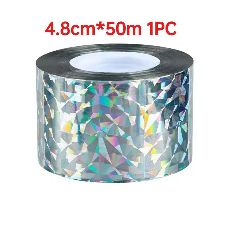Double Side Laser Reflective Bird Scare Tape Effective Bird Repellent Strip Garden Farm Protection Tool Against Bird Damages