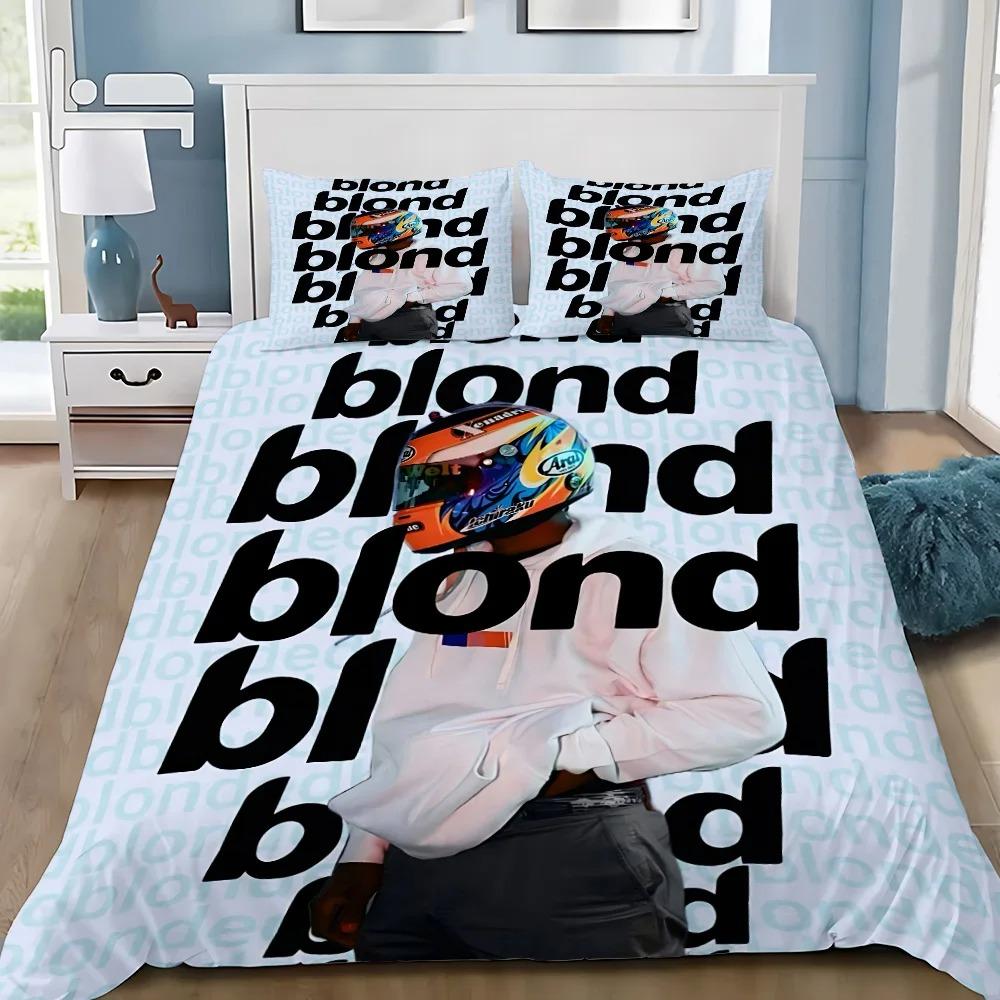 Пододеяльник Наволочка Комплект постельного белья Franks Blonds Oceans Взрослый Мальчик Девочка Украшение спальни Дети Подарок Односпальный Двуспальный Большой размер