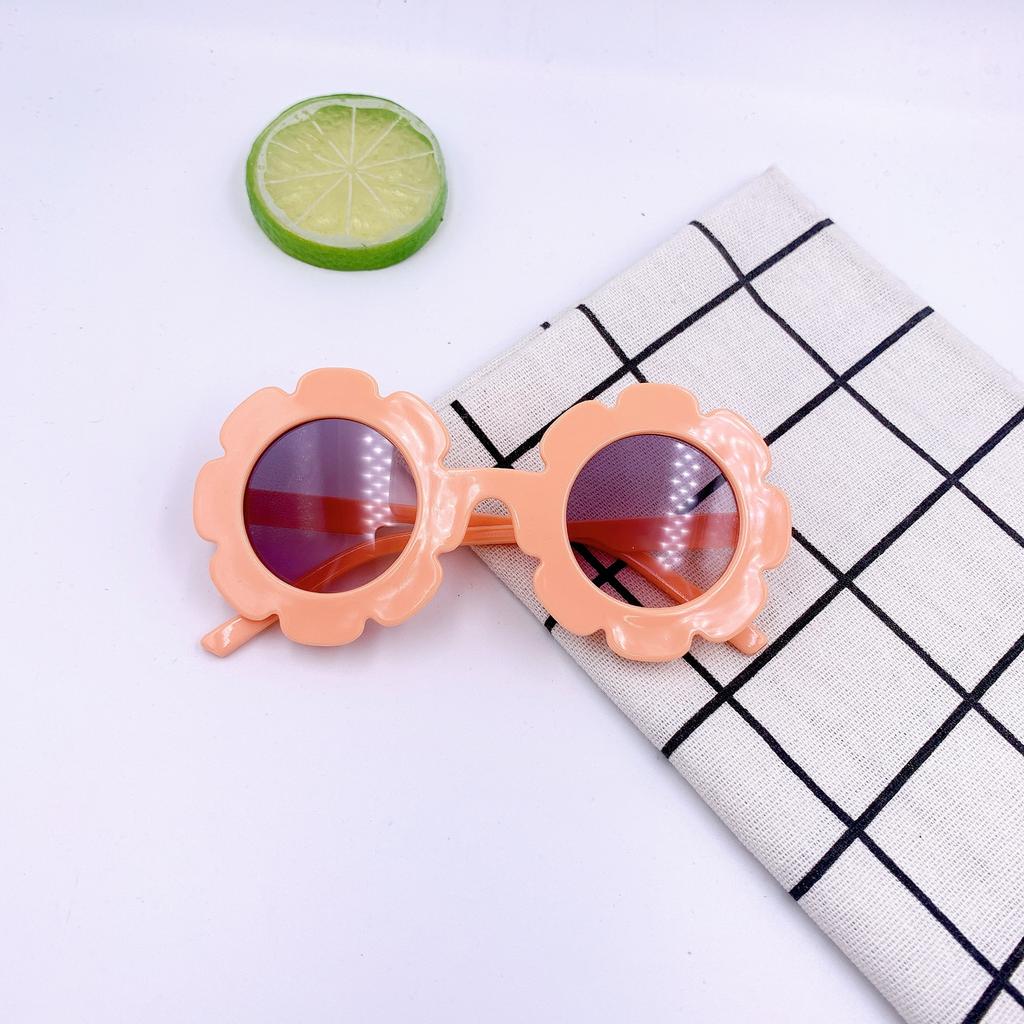 1380 Lace Children'S Glasses Plastic Frame Decorative Glasses Small Flower Lenses Baby Fashion Plastic Sunglasses