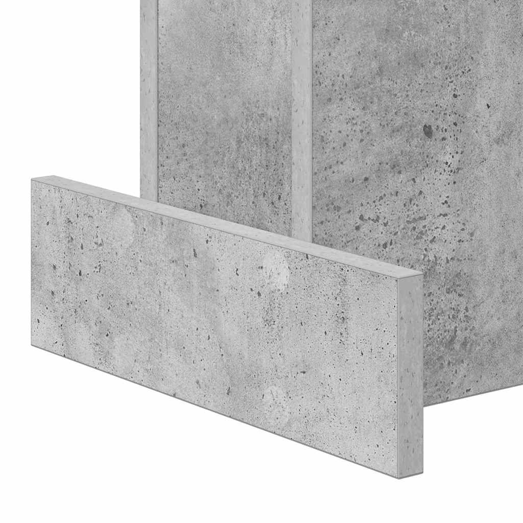 Side Table Concrete Grey 35.5 x 35 x 40 cm Particleboard