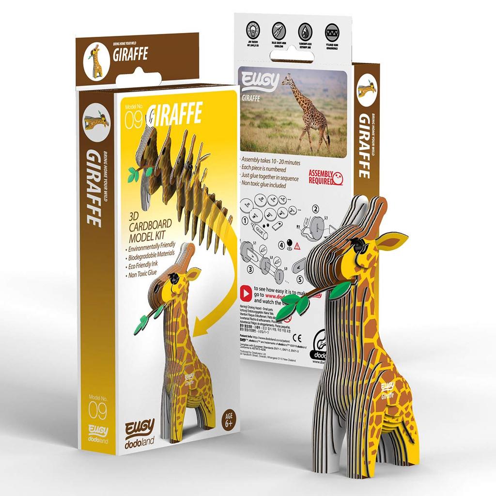EUGY Giraffe Paper Puzzle - A fun educational toy for elementary school boys and girls, as well as adults, making it a great gift.