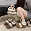 Women's Large Size Soft Sole Winter Warm Fur Snow Boots Padded Lined Ankle Boots Anti-slip Hiking Casual Sports Loafers Cotton Shoes