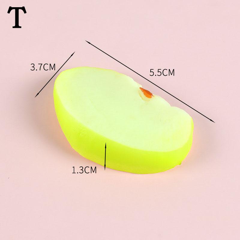 Имитация ломтиков фруктов Поддельные искусственные яблоки лимоны манго арбузы модель реквизит для фотосъемки для вечеринки кухни домашнего декора