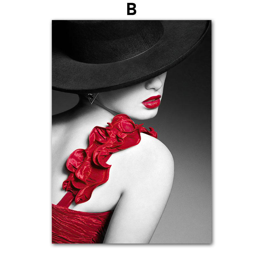 Настенная картина на холсте, черно-белое Парижское полотенце, красная роза, туфли на высоком каблуке для девочек, декор для гостиной, постеры и принты, настенные панно