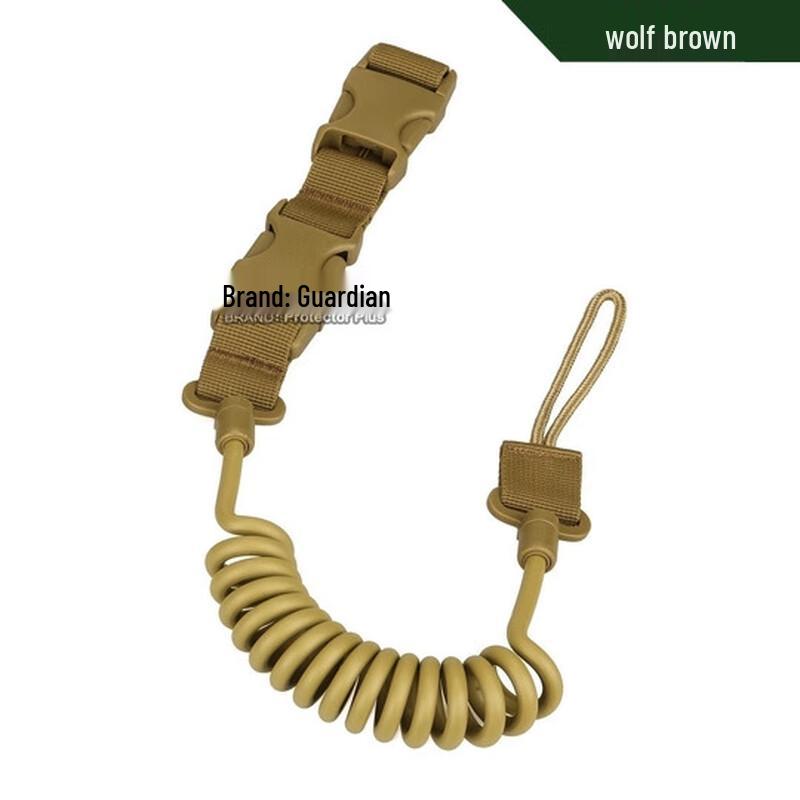 Guardian Q609 Multifunctional Military Style Spring Keychain Lanyard