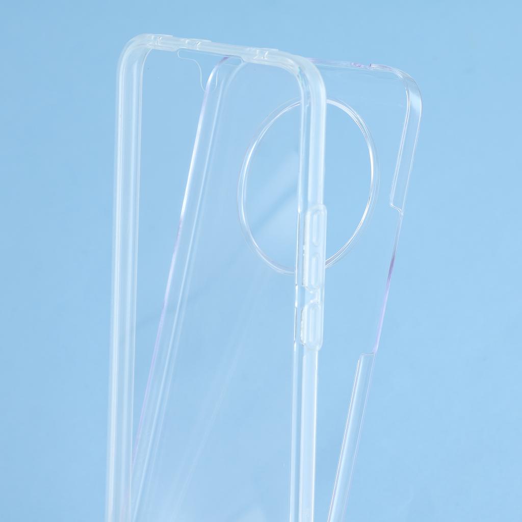 For Realme 14 Pro+ 5G Case TPU Frame Clear Acrylic Back Phone Cover with PET Film