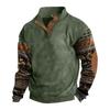 Spring And Autumn Men's Standing Collar Sweatshirt Is Outdoor Casual Sweaters Tops