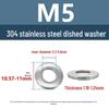 Yigu Yigu 304 Stainless Steel Round Flat Anti-Loosening Washers M3/M4/M8/M10