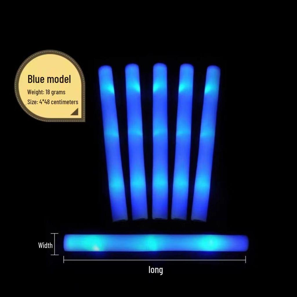 Seven-Color LED Foam Glow Stick for Concerts and Festivals