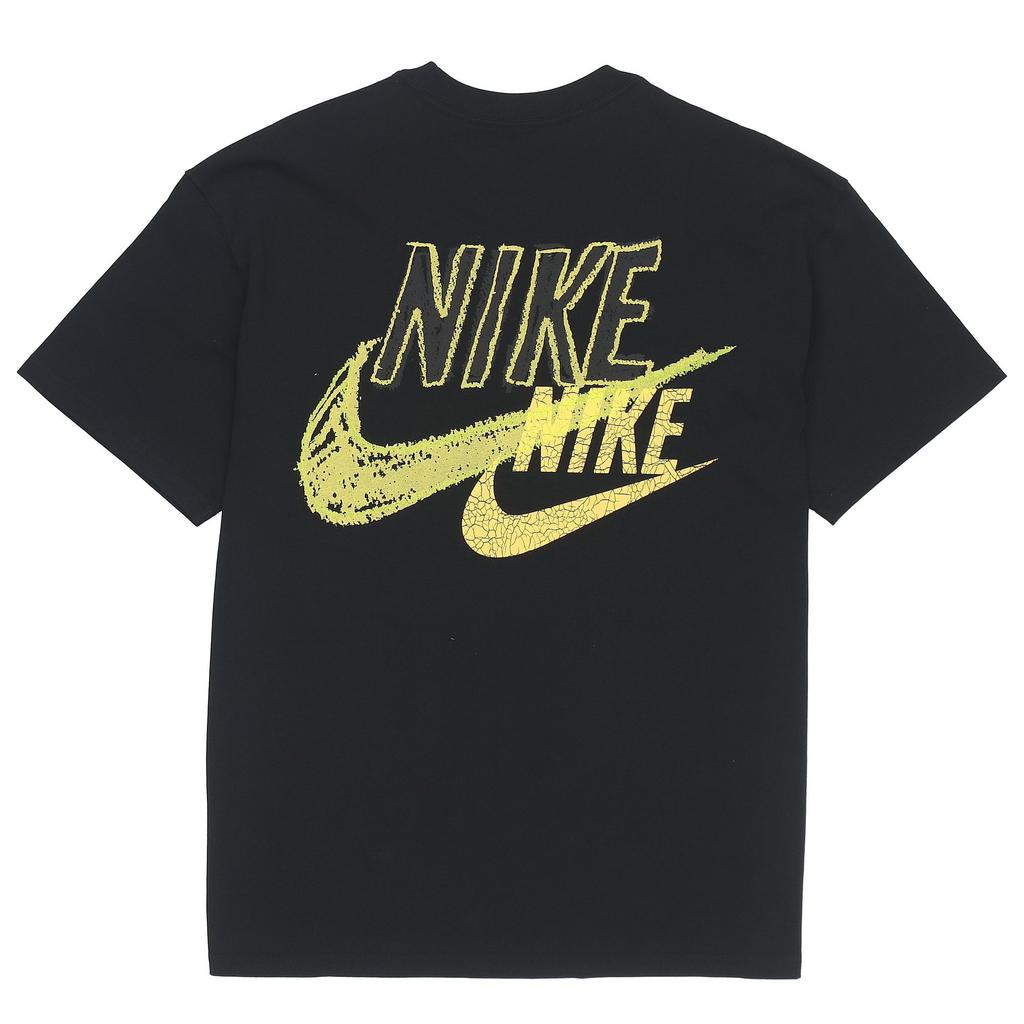 Nike T Shirts Men's Black Crew Neck Moderate Straight Fit DO6369-010