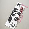 For Mercedes Benz AMG C63S Auto Tail Accessories New 3D ABS Car Styling Logo C63S Badge Sticker Rear Trunk Emblem Decals AV1