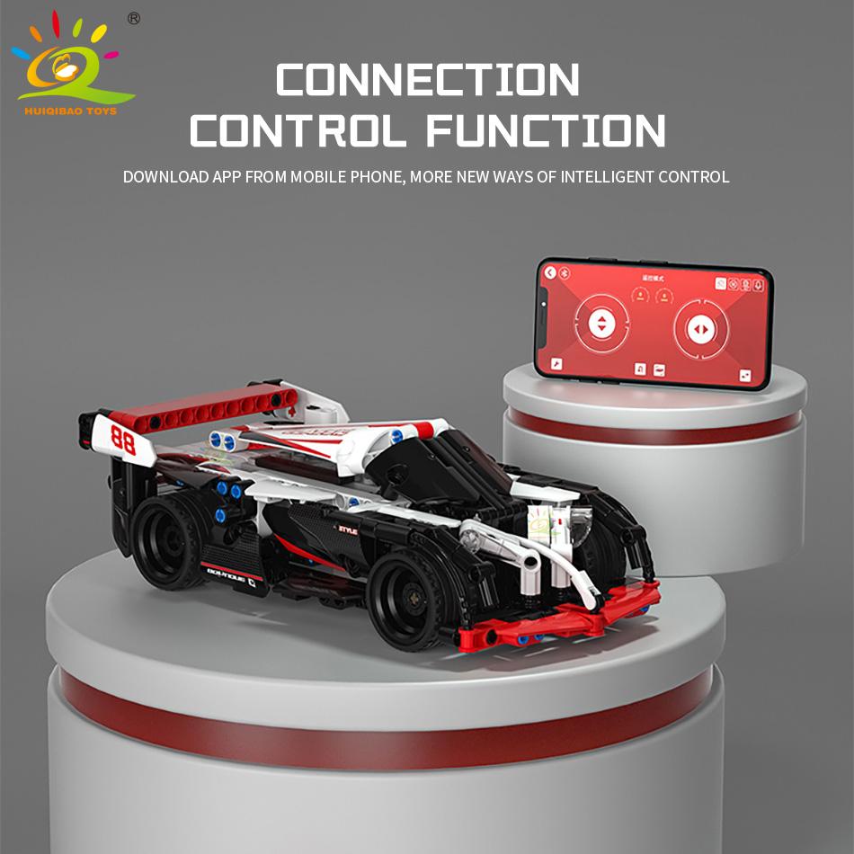 Технические RC супер гоночные модели автомобилей, строительные блоки, автомобильное приложение, дистанционное управление, DIY MOC, автомобильные кирпичи, детские игрушки