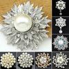 Alloy Flower Faux Pearls Brooch Pin Brooches Wedding Party Jewelry Gift