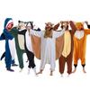 Animal Kigurumi Onesie Cosplay Costume Shark Unisex Adult Pajamas Blue