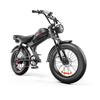 EMOKO C93 Off-Road Electric Bicycle For Adult Single Drive 1000W Motor 48V20Ah Battery Electric Bike 20 *4 Inch Fat Tires Mountian E-Bike