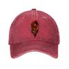Infernal Watcher Skull Eclipse Emble  New Vintage Washed Cotton Baseball Cap Sun Hats