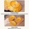 Plastic Imitation Rattan Basket Round Fruit Basket New Food Plate  Breakfast Cake Snack