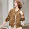 Spring and Autumn Women's Short Jackets, Fashion Middle-aged and Elderly Tops, Fashion Thin Jackets