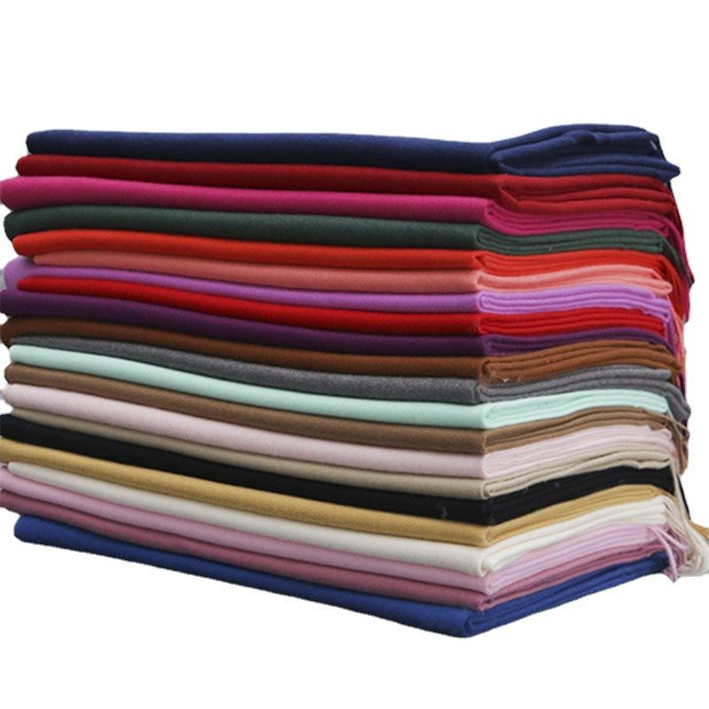 70*200 см осенне-зимний новый женский кашемировый шарф однотонный имитация кашемира шарф толстая вышитая кашемировая шаль