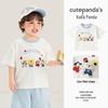 Kaka Panda Unisex Baby Short Sleeve T-Shirt