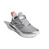 adidas Fortarun El K Нескользящие детские кроссовки с низким верхом Ярко-серебристые Детские кроссовки GY0226