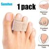 1/2/3/4pack Sumifun Hammer Toe Straightener Toe Splints Cushions Bandages for Correcting Crooked & Overlapping Toes Protector Foot Care To