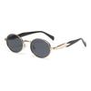 New Vintage Oval Metal Sunglasses Women New Fashion Retro Sun Glasses Female Brand Designer Ins Trendy Eyewear Male Uv400