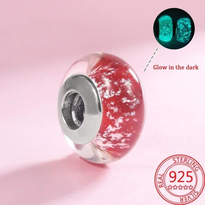 Разноцветные бусины из муранского стекла, стеклянный шарм с волнистым узором, шармы из волнистых стеклянных бусин, подходят для браслетов известных брендов, женские медные украшения, подарок