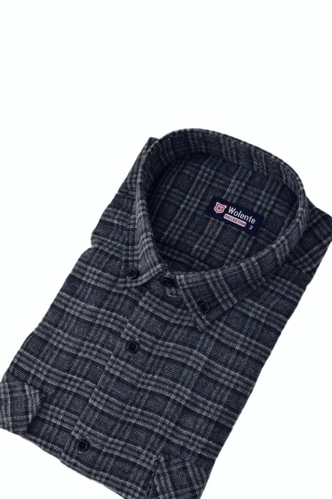 Men's Plus Size Plus Size Shirt Men's Cotton Winter Double Pocket Flap Shirt