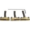 Guyker Brass Compensated Bridge Saddles Set of 3-10.8mm Barrel In-Tune Bridge Saddle with Wrench Compatible with Vintage-style Tele TL Electric