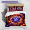 Chelsea FC Pattern Printed 3PCS Bedding Set Soft Skin-Friendly Washable Duvet Cover & Pillowcases Set All Season Bedroom
