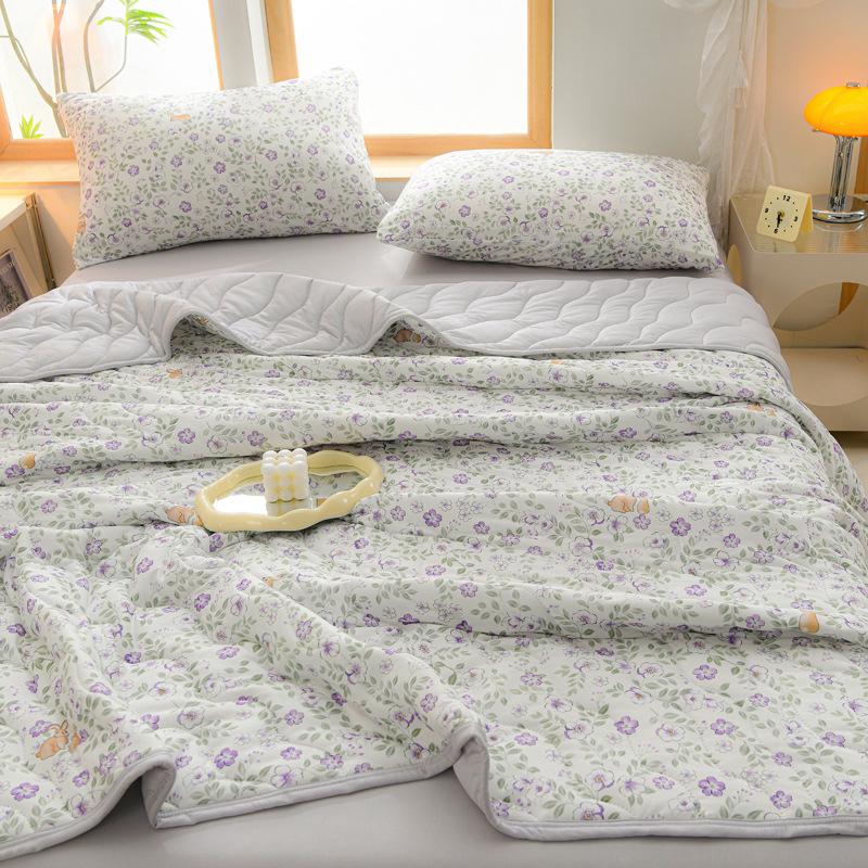 Весенне-летнее тонкое одеяло 150X200 см/180X200 см Мягкое легкое одеяло Студенческое общежитие Прохладное кондиционерное одеяло Стираемое