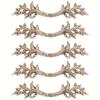 5pcs Antique Dresser Knobs, Farmhouse Kitchen Cabinet Pulls, Vintage Drawer Pulls And Knobs, Pulls For Cabinets, Dressers, Drawers, 2.5 Inch