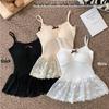 2025 Summer High-End Layered White Lace Camisole for Women