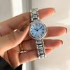Fashion Women's Quartz Watches Simple Round Roman Dial Stainless Steel Ladies Wristwatch Elegant Dress Woman Watches Reloj Mujer