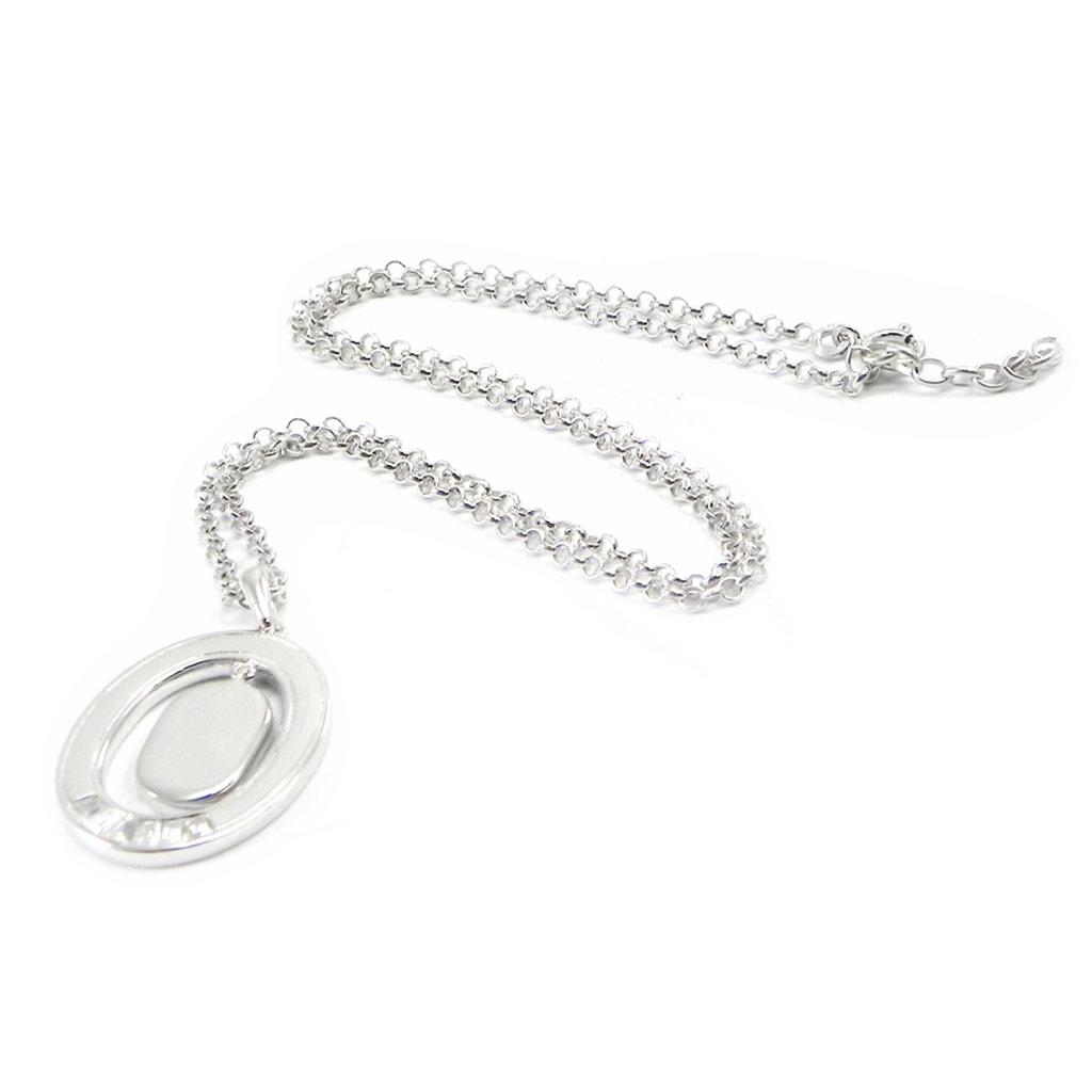 Altesse [I3207] - Белое серебряное ожерелье «Богиня»