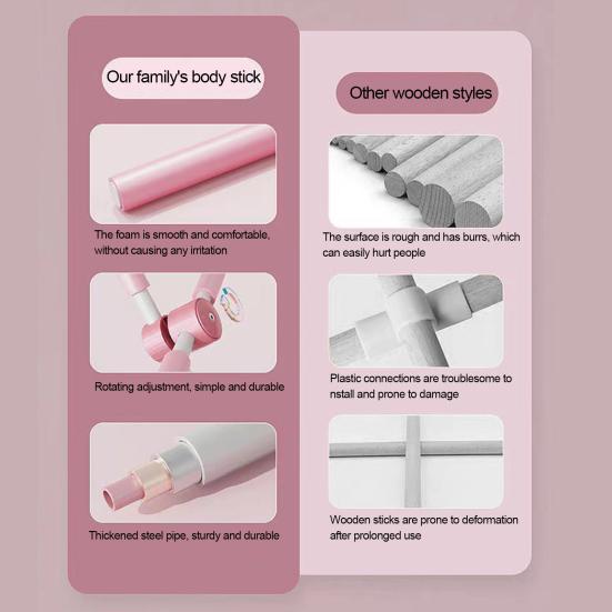 Палка для йоги корректор осанки для мужчин и женщин облегчение боли в спине и шее коррекция сутулости тренировка осанки шест верхний нижний растяжитель выпрямитель спины