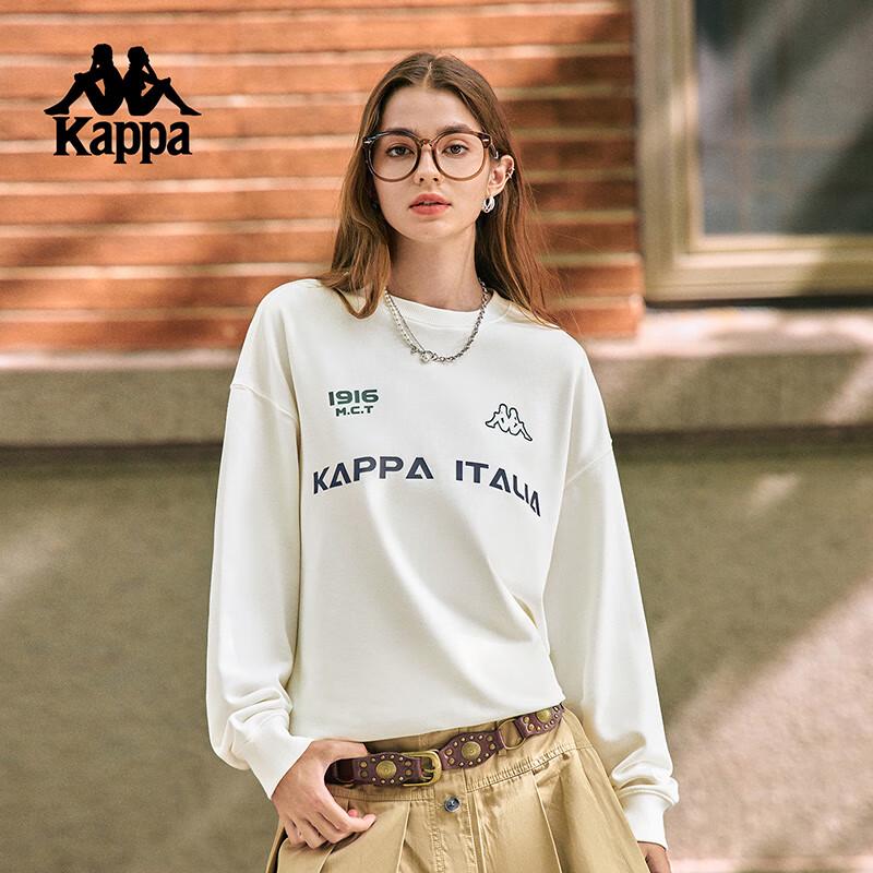 Kappa Вязаный пуловер-толстовка в стиле американского ретро