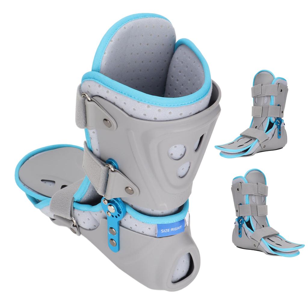 Ankle Support Stabilizer Brace Adjustable Angle 360° Protection Breathable Foot Drop Fixation Splint