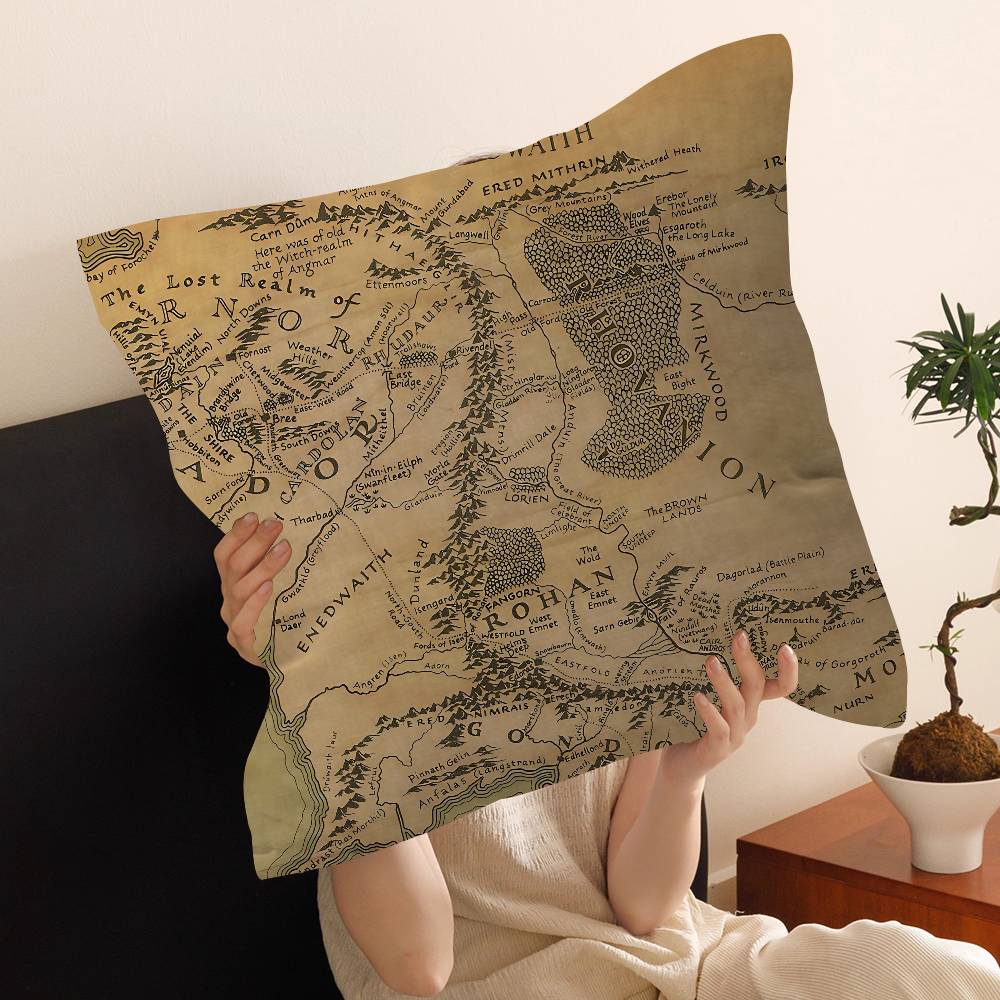 The L-Lord Of The R-Rings Personalized Pillow Cover Kids Bedroom Wild Party Decor Pillowcase Kid Birthday Shower Gift
