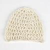 Crochet Mesh Hairnet Beanie Women Hollow Out Fishnet Hair Cover Handmade Knit Snood Cap