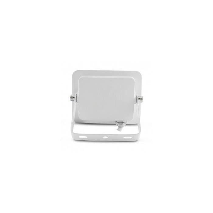 Projecteur LED Plat Blanc 10W 3000 K IP65 - VISION-EL - Réflecteur - Spot - Blanc chaud - Extérieur